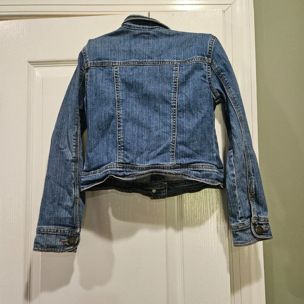 Old Navy Girl's Trucker Denim Jacket Size M